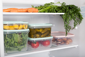 Емкость для продуктов Plast Team PATTERN FLEX с гибкой полиэтиленовой крышкой прямоугольный пурпурный 0,6л 143х100х72мм PT1131/КПУР-20 000000000001201373