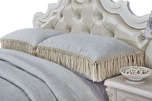 Набор ЕВРО Сантини (Цвет-Лазурный)Покрывало:240х260см(1шт),Наволочки:50х70см(2шт).80%хлопок/20%Бамбук.SR56-213-2.4. 000000000001200046