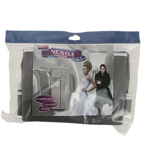 AK Чехол для одежды с молнией и окном 65х160х10см 000000000001192027