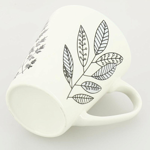 Кружка 320мл MILVIS Флора керамика 000000000001208593