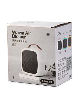 Тепловентилятор настольный 220В,10x14x14см 500Ватт 220В Мини 000000000001228226