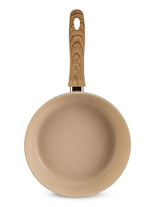 Сковорода 26см CASTA Cream Marble глубокая антипригарное покрытие бакелитовая ручка бежевый жемчуг литой алюминий 000000000001229151