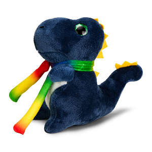 Игрушка мягкая 12х12х7см дракончик в шарфе в ассортименте полиэстер 000000000001220195