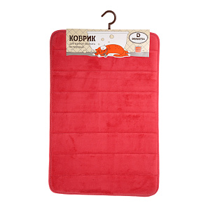 Коврик для ванной DE'NASTIA memory 40х60см коралл M111115 000000000001121866