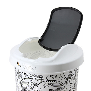 Контейнер для мусора Кружева Swip, 12л 000000000001154010