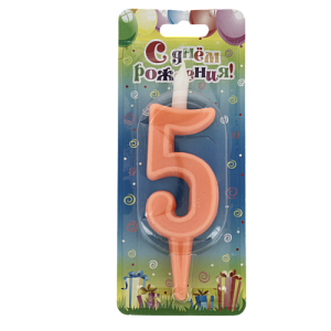 Свеча цифра для торта ОМСКИЙ СВЕЧНОЙ 000000000001166917