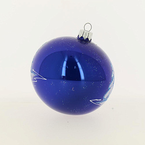 Декоративное украшение Шар 5 D10см БИРЮСИНКА Новогодний стекло 000000000001180003