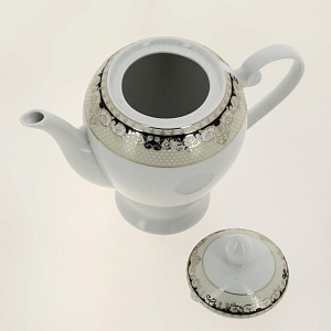 Н-р п 21пр,6чаш220+6блюд+сах-ца+мол-к+6тарелок200мм,синий в золоте106-03002 000000000001180700