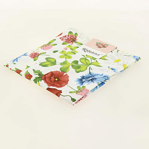 Фартук кухонный КЛЮКВА Васильки рогожка хлопок 000000000001207440