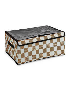 Короб(Органайзер) для хранения белья 9секций45х30х20см МИШКА в ассортименте ткань оксфорд/полипропилен 000000000001227867