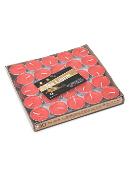 Набор свечей чайных 50шт 000000000001216434