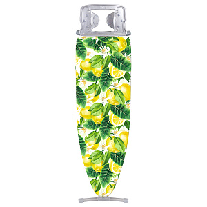 Доска гладильная 122х40см NIKA 10 в ассортименте, подставка под утюг, электрический соединитель 1,6м, нагрузка 25кг, металл/хлопок 000000000001222385