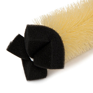 Ершик для бутылок 34х6х6см LUCKY бамбуковая ручка пластик/поролон 000000000001223034