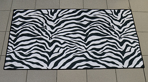 Коврик универсальный 80х150см ПОСУДА ЦЕНТР Зебра для прихожих полиэстер 000000000001187095