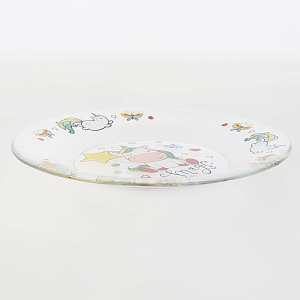 Тарелка 19,5см ND PLAY Единорог стекло 000000000001212277