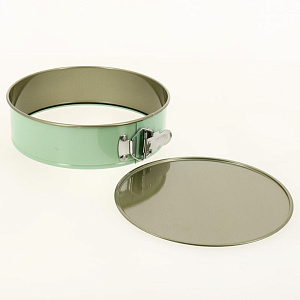 Форма для выпечки торта разъёмная с антипригарным покрытием D=22см ПОСУДА ЦЕНТР (желтый, мята, розовый) ФР-22 а/п 000000000001199096