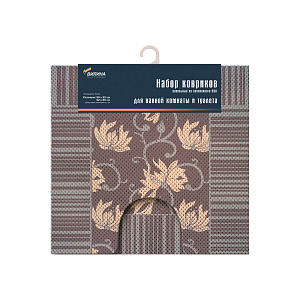 Набор ковриков V-Line, 50х52 см, 50х85 см, ПВХ 000000000001054773