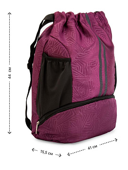 Рюкзак мешок 41х44х15,5см спортивный ST в ассортименте полиэстер 000000000001227817