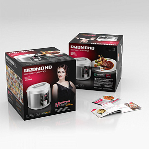 Мультиварка REDMOND RMC-M253 16 автоматических программ. Мультиповар. Мастершеф лайт. Антипригарное покрытие чаши Daikin 000000000001198883