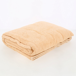 Простыня 155х200см АЛТЫН АСЫР Стандарт гладкокрашеное 380гр/м2 Без бордюра Персиковая махровая АА005147 000000000001205426