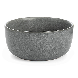 Салатник 15,2см/750мл DE'NASTIA Графит матовый серый керамика 000000000001220289