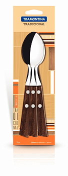 Набор столовых ложек 3 предмета TRAMONTINA Tradicional нержавеющая сталь 000000000001201489