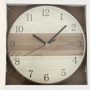 Часы настенные 27х27х4,2см OLAFF полоса тихий ход 152-33043 000000000001205679