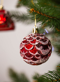 Декоративное украшение Набор для ели 6см 12шт MANDARIN полистирол 000000000001209381