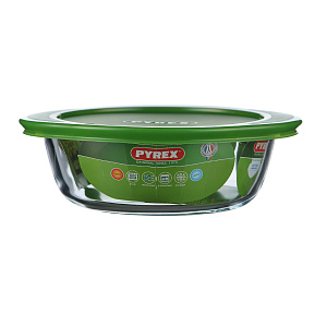 Форма для запекания 1,1л 20х18х7см PYREX Cook&Store с крышкой стекло 000000000001088906