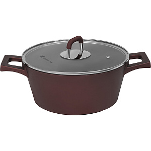 Н-р посуды 6пр POLARIS Burgundy-06S лит/ал 1,3л,4л,24см 000000000001177997