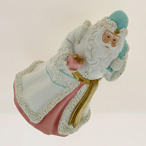 Новогодняя фигурка Дедушка Мороз Светлый из полирезины / 25,5х15х14см арт.80071 000000000001191419