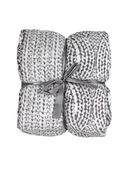 Плед LUCKY Домашний 150х200см 100%пэ серый T040105 000000000001189174