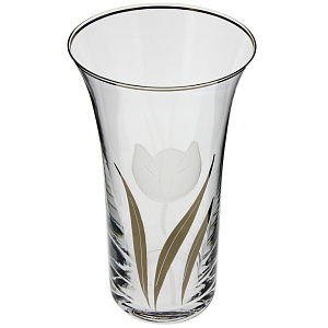 Ваза Серебряный тюльпан Bohemia, 25.5 см 000000000001083263