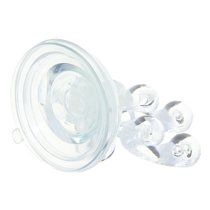 Подставка для зубных щеток на присоске Мультидом, пластик 000000000001126923