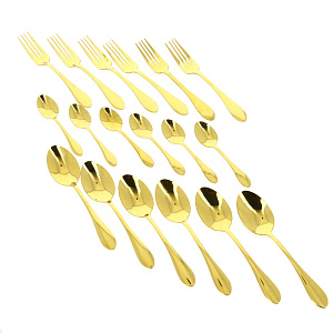 Набор столовых приборов 18 предметов MATISSA Генуя нержавеющая сталь 000000000001186355