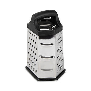 Терка 6-и гранная 24х13х13см нержавеющая сталь/пластик 000000000001224395