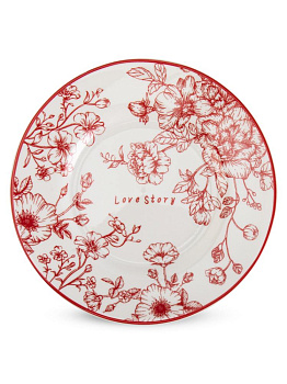 Пара чайная 240мл Red подарочная упаковка фарфор 000000000001228617