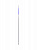 Светящаяся соломинка (трубочка для питья) карнавальная Голубая с химическим источником света 6шт 21x0,6x0,6см 81528 000000000001201854