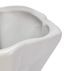 Ваза 18,5см Vague белый керамика 000000000001224011