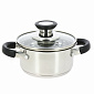 Кастрюля 1л SERVITTA mini с крышкой нержавеющая сталь