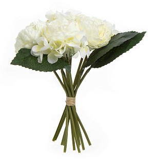 Цветок искуственный Букет гортензия и пион 25см ПВХ 000000000001217056