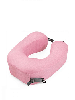 Подушка для путешествий DE'NASTIA 27х24x10см MEMORY (с эффектом памяти) розовый T600045 000000000001200006