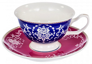 Пара чайная 200мл/блюдце BALSFORD Маркиза Фантазия подарочная упаковка фарфор 000000000001197849