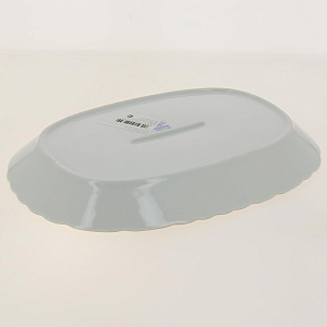 Блюдо овальное 33см CMIELOW 9706 blue фарфор 000000000001172840