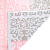 Полотенце DE'NASTIA Узоры 30х50см бело-розовый 100%Хлопок T000073 000000000001123002