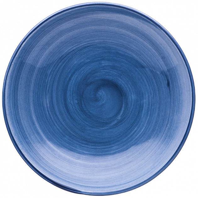 Тарелка суповая глубокая 19,5см CERA TALE Blue Round керамика глазурованная 000000000001210887