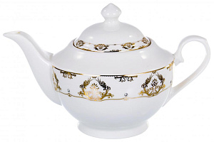 Набор чайный фарфор 7шт 6пиал 250мл+чайник 1000мл подарочная упаковка ПЭШН BALSFORD 145-14008 000000000001195502