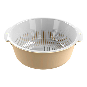 Дуршлаг с миской 3л IDILAND пластик 000000000001220007