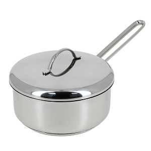 Ковш 1,0л Гурман-Классик, тройное теплораспределительное дно, нержавеющая сталь, 110510 000000000001006293