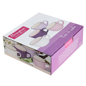 Набор бульонниц Цикламен Olaff, 500мл, 4 шт. 000000000001163479